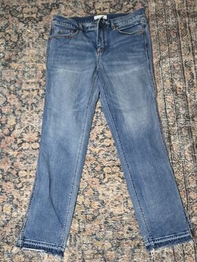 LOFT Women's Medium Blue Straight-Leg Jeans